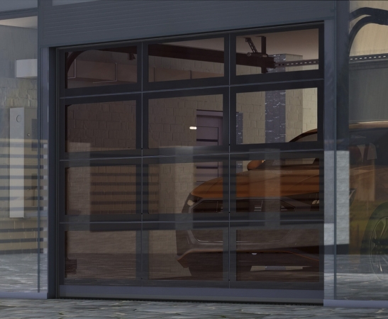 Панорамные ворота Алютех AluPro в Пятигорске