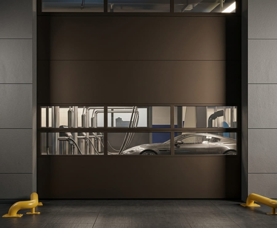 Панорамные ворота AluTherm в Пятигорске