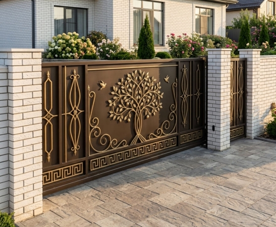 Металлические ворота в Пятигорске