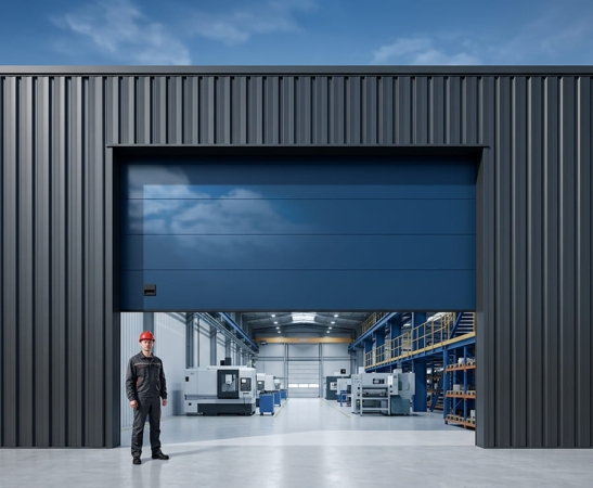 Промышленные ворота Алютех Protrend в Пятигорске