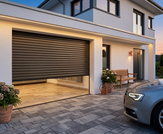 Ворота из роллетного профиля в Пятигорске