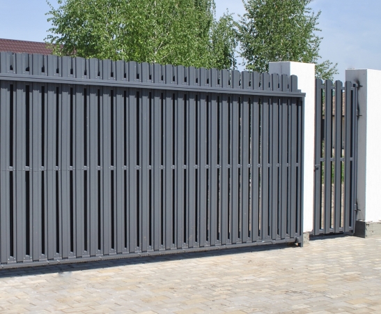 Ворота из штакетника в Пятигорске